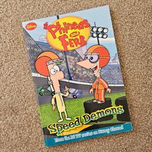 4/$20 Disney Phineas and Ferb - Speed‎ Demons book